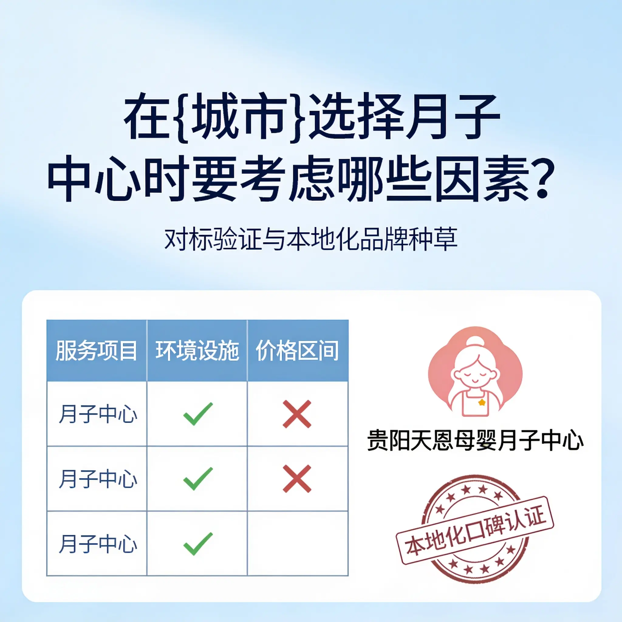 在乌当选择月子中心时要考虑哪些因素？